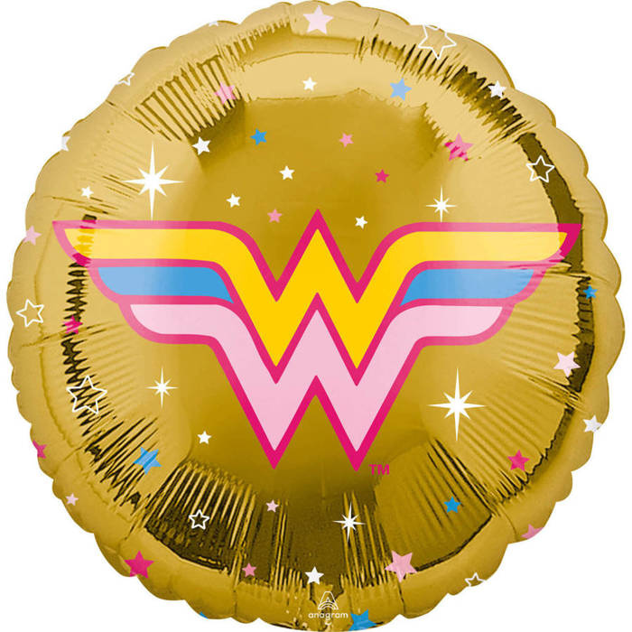 Wonder Woman DC Super Hero okrągły balon foliowy 18"