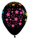 Balony Sempertex Gwiazdki 12'' 50  szt Neonowe
