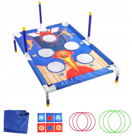 Gra zręcznościowa koszykówka Rzut do celu 2w1 TOSSING GAME