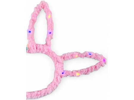 Opaska świecąca uszy królika LED mix kolorów