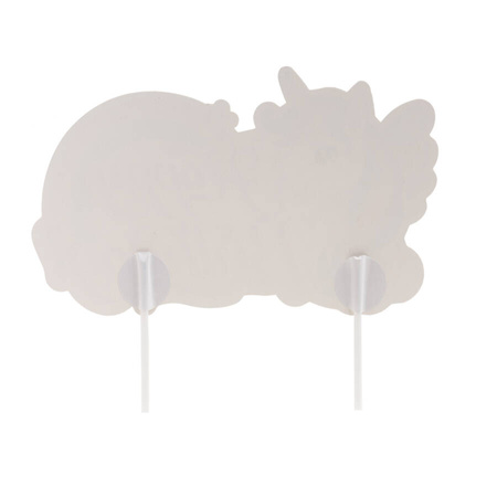 Topper na tort urodzinowy Happy Birthday Jednorożec dekora