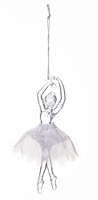 Zawieszki na choinkę bombki baletnice 2 szt.