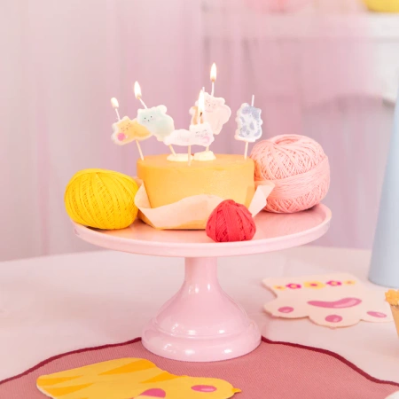 Świeczki urodzinowe pikery Kotki 6 szt.