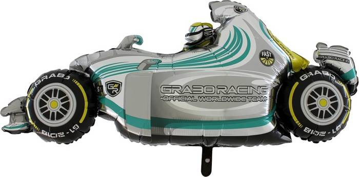 Balon foliowy WYŚCIGÓWKA auto samochód rajdówka 53 cm