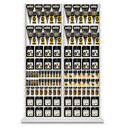 Konfetti foliowe liczba 50 złoto czarne 20g