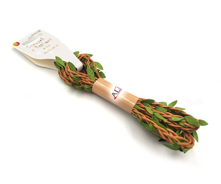 Sznurek dekoracyjny z listkami 3m mix wzorów 1 szt.