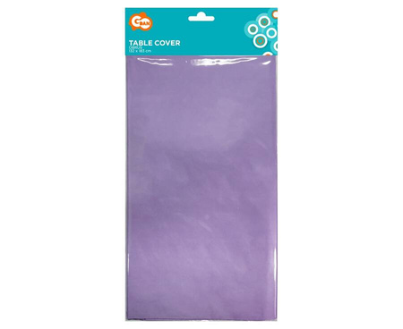 Obrus papierowy lawendowy, fioletowy 132 x 183 cm 1 szt.