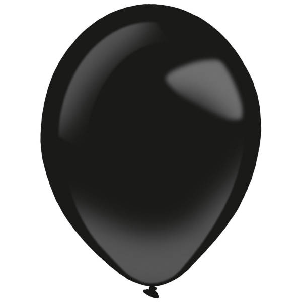 Balony lateksowe Everts Decor Line by Amscan 11 cali 50 szt. Jet Black