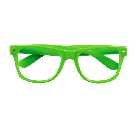 Okulary neonowe zielone UV