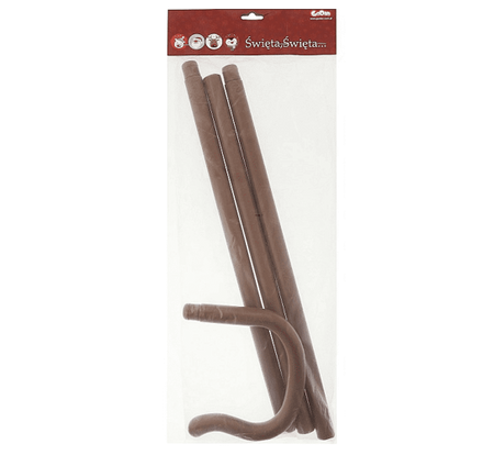 PASTORAŁ laska Mikołaja składany brązowy na Jasełka 167 cm