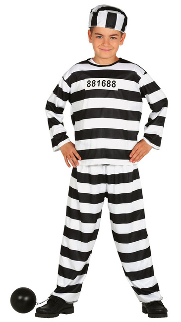 Strój dla dziecka Więzień