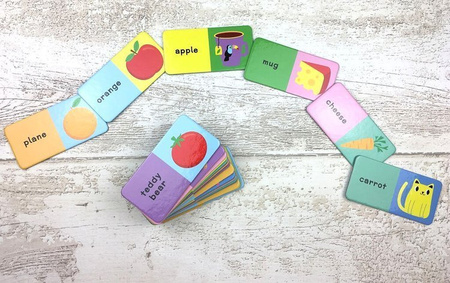 DOMINO ANGIELSKI - PIERWSZE SŁOWA GRA EDUKACYJNA KAPITAN NAUKA