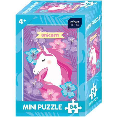 Puzzle MINI 54 elementy Mix wzorów