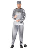 Skazaniec Więzień kombinezon w pasy Strój dla dorosłych