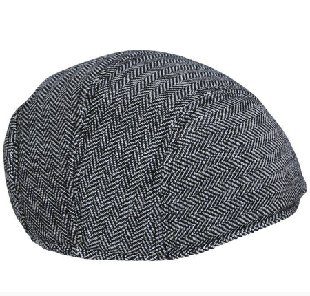 Kaszkiet lata 20-te 30-te Beret angielski w jodełkę