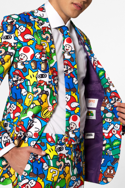 Garnitur męski licencjonowany SUPER MARIO zestaw