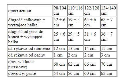 Strój dla dziewczynki Myszka Minnie