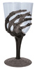 Kielich plastikowy ręka szkieleta halloween 18,5 cm