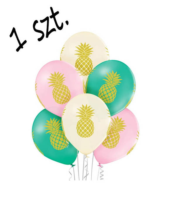 Balon Ananasy owoce 12 cali 1 szt.