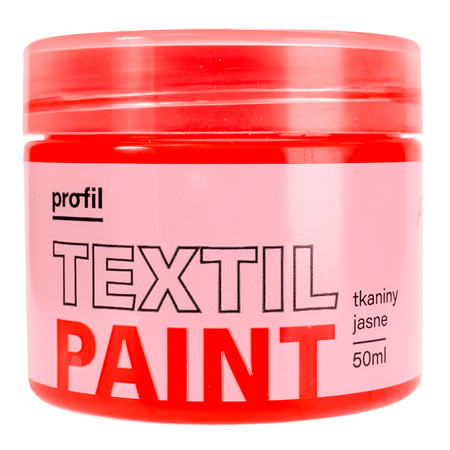 Farba do tkanin jasnych FLUO 50ml PROFIL