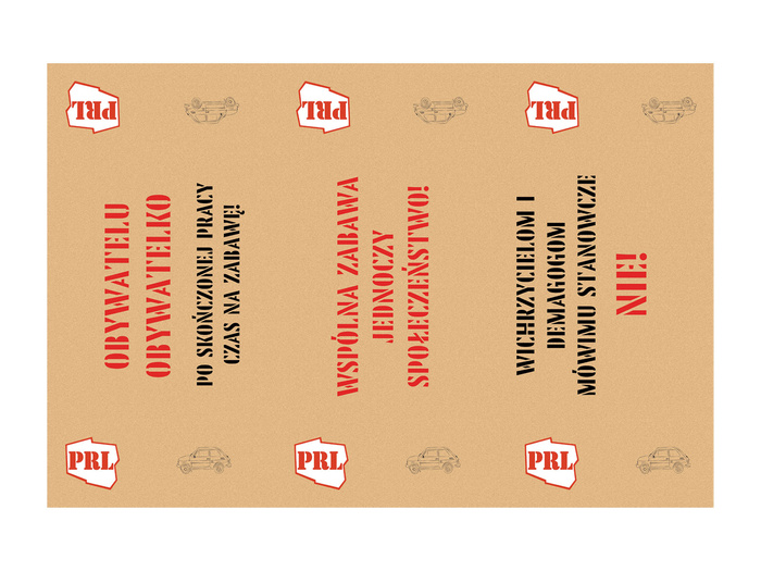 Bieżnik obrus PRL 40 cm x 5 m