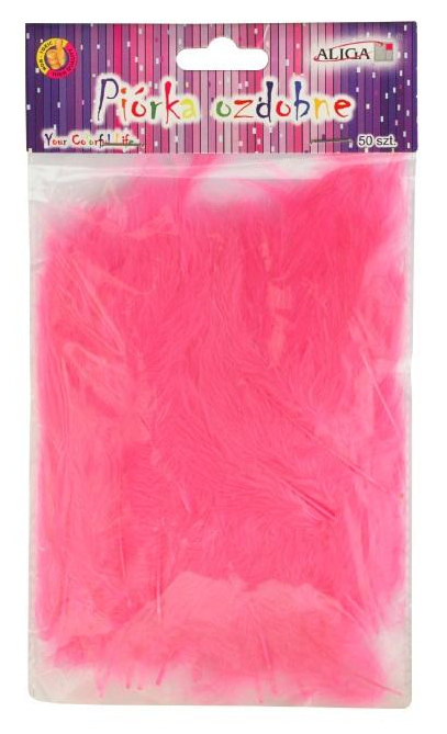 Piórka ozdobne 10-12 cm 50 szt.