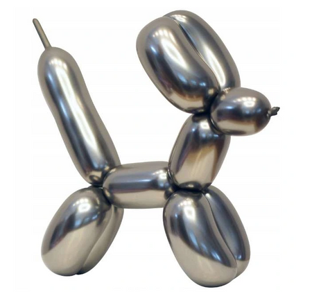 Balony do modelowania Chrome platynowe Q260 Beauty&Charm 50 szt. MIX