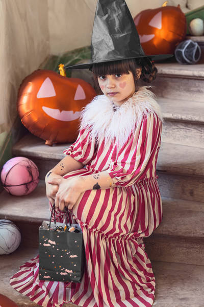 Tatuaże zmywalne wodne na halloween dla dzieci BOO!