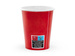 Kubeczki papierowe PIRACI czerwone 220ml 6 szt.