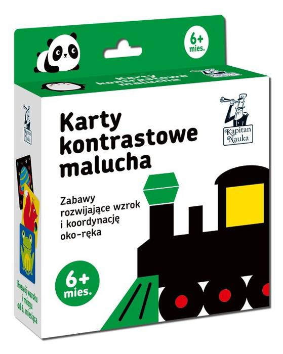 Widzę szczegóły! KARTY KONTRASTOWE dla malucha 6mies+