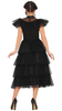 Strój dla dorosłych jak Wednesday Addams sukienka balowa