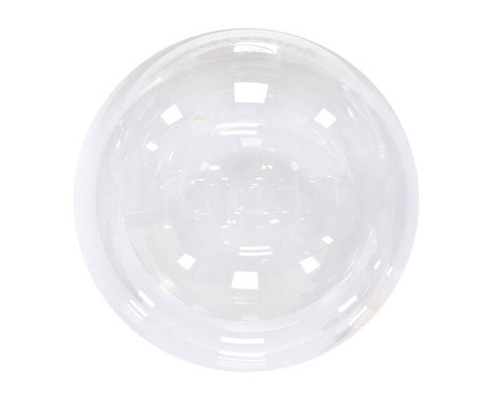 Balon kula Bubble Deco Aqua Crystal transparentny 18 cali