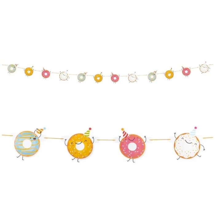Girlanda kolorowe pączki/ donuty 3 m