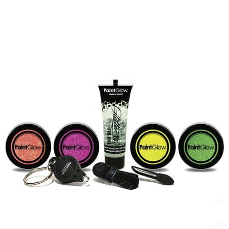Zestaw Brokat do ciała UV PaintGlow