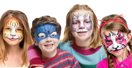 KrazeFX Paletka farb do malowania twarzy i ciała - Fundamentals