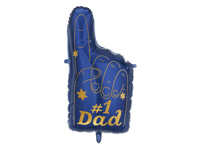 Balon foliowy #1 DAD Dzień Ojca 46 x 86 cm 1 szt.