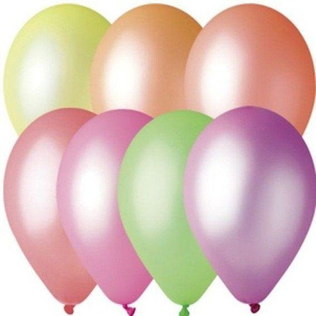 MIX NEONOWY 10 cali 100szt balony