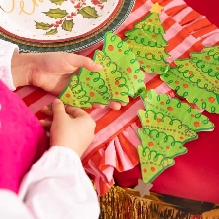 Serwetki papierowe świąteczne Choinka zielona 10 szt.