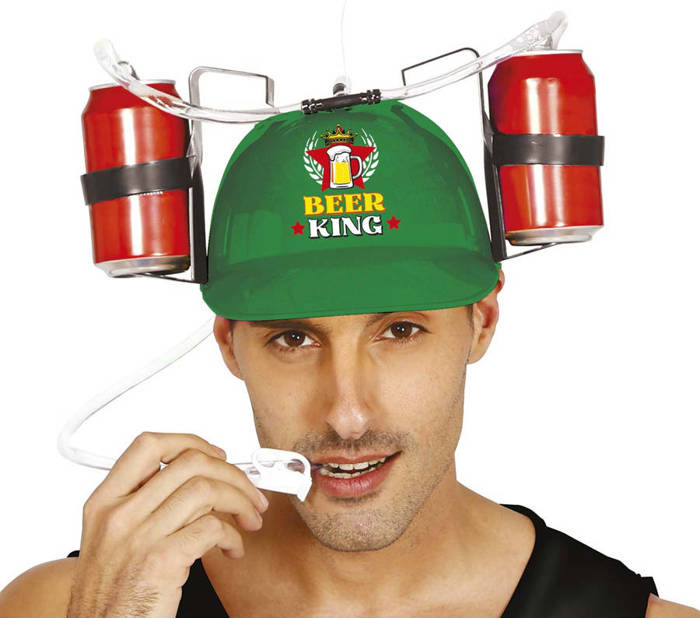 Czapka kask imprezowicza BEER KING