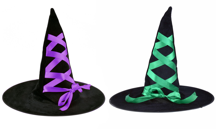 Kapelusz Wiedźmy Czarownicy z wiązaniem