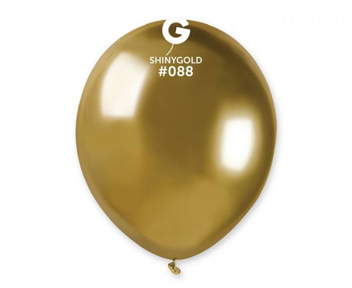 Balony Chrome Shiny 5 cali Gemar ZŁOTY 100 szt.