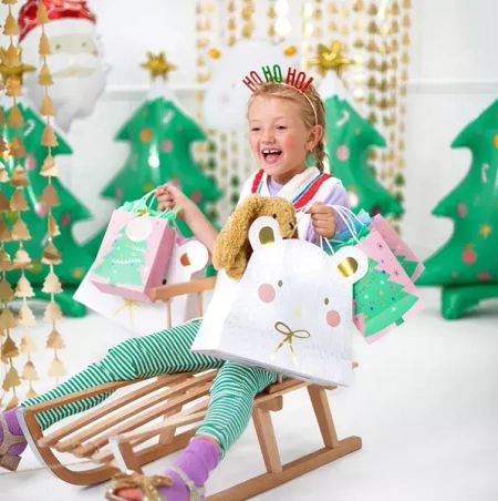 Torebka prezentowa świąteczna CHOINKA 14 x 20.5 cm