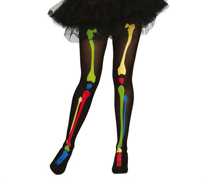 Rajstopy Kolorowy Kościotrup Guirca
