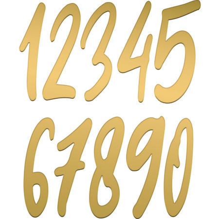 Baner urodzinowy girlanda Golden Dawn z naklejkami DIY 4m