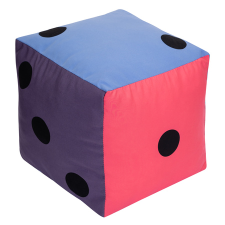 Kostka edukacyjna 15 cm Pastelowa - Kropki