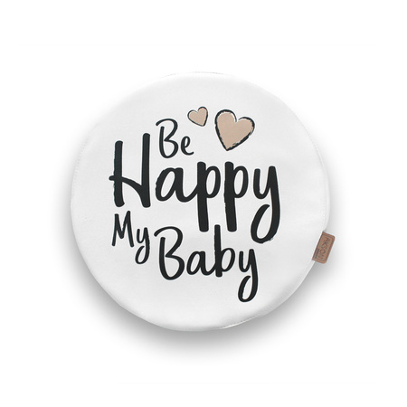 Poduszki białe ekoskóra MIŚ zestaw 3 szt. 6 cm AKSON