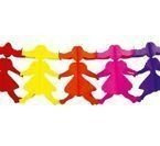 Girlanda Dziewczynka różnokolorowa