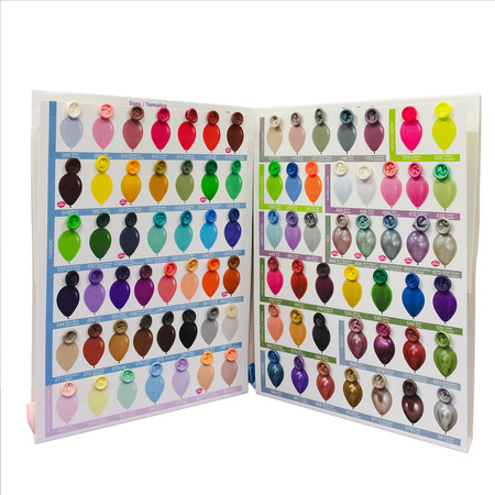 Wzornik kolorów Sempertex balony Color Chart próbnik
