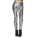 Spodnie Legginsy DISCO srebrne damskie męskie