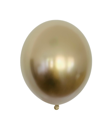 Balony złote Chrome Shiny - Glossy Gold 5 cali 50 szt. B-Balloons